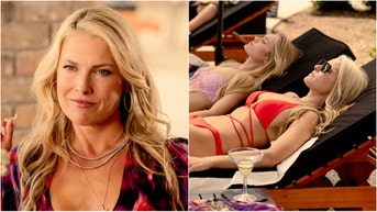"Landman" star Ali Larter revealed Taylor Sheridan's wife Nicole is the inspiration for the retirement home scenes in the show. What did she say? Who is Taylor Sheridan's wife? (Credit: Paramount+)